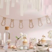 Hey Bunny Wooden Easter Bunting