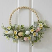 Hop Hop Hooray Easter Egg Wreath