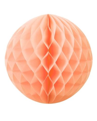 Tissue Honeycomb Ball 25cm – Peach