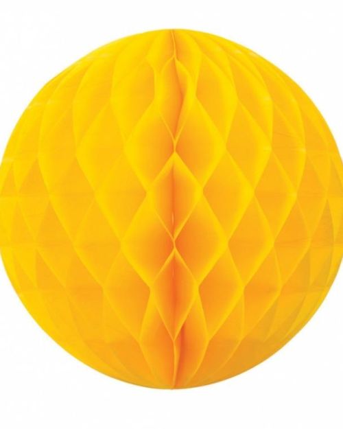 Tissue Honeycomb Ball 25cm – Yellow