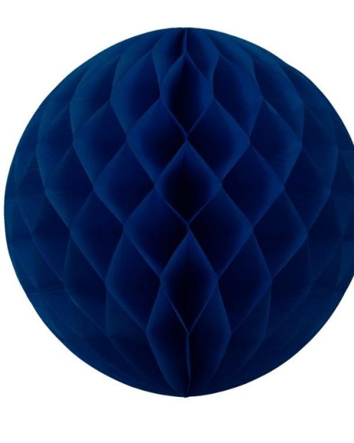 Tissue Honeycomb Ball 35cm – Navy Blue