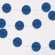 Honeycomb Ball Garland – Royal Blue