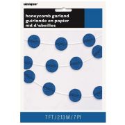 Honeycomb Ball Garland – Royal Blue