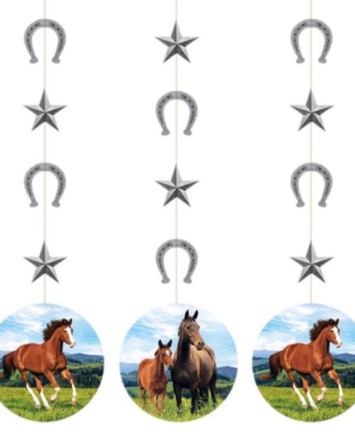 Horse & Pony Hanging Cutouts 3pk