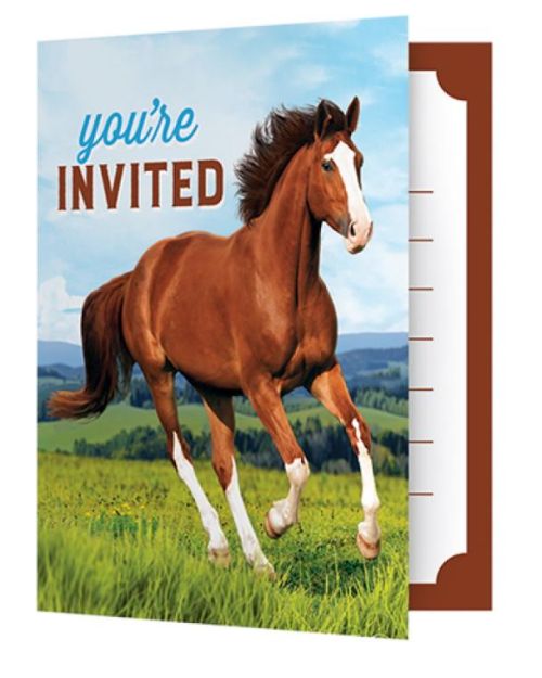 Horse & Pony Invitations 8pk