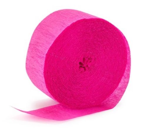 Crepe Paper Streamer – Hot Pink
