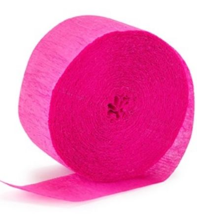 Crepe Paper Streamer – Hot Pink