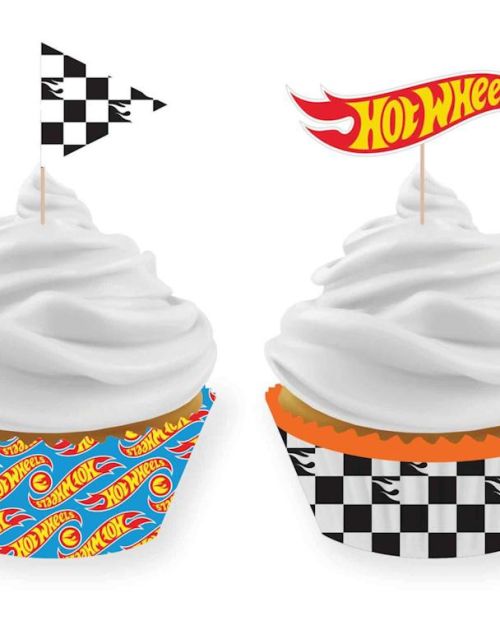 Hot Wheels Cupcake Kit