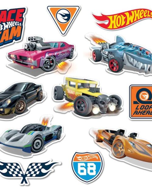 Hot Wheels Cut Outs 12pk