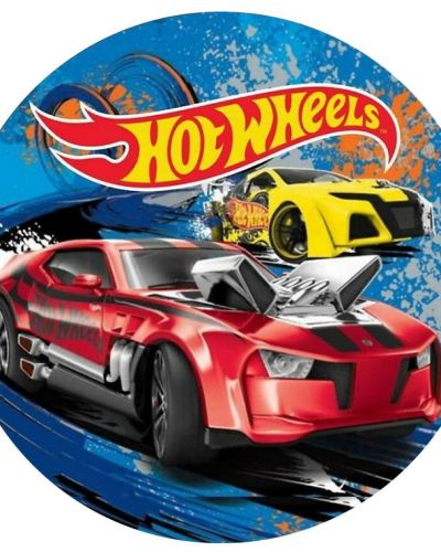 Edible Icing Image – Hot Wheels Round