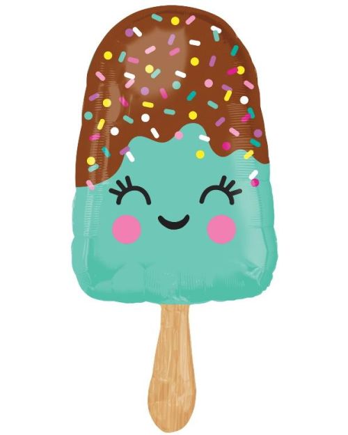 Happy Ice Cream Bar SuperShape Foil Balloon
