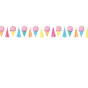 Ice Cream Garland with Tassels