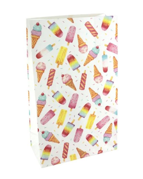 Ice Cream Party Treat Bags 8pk