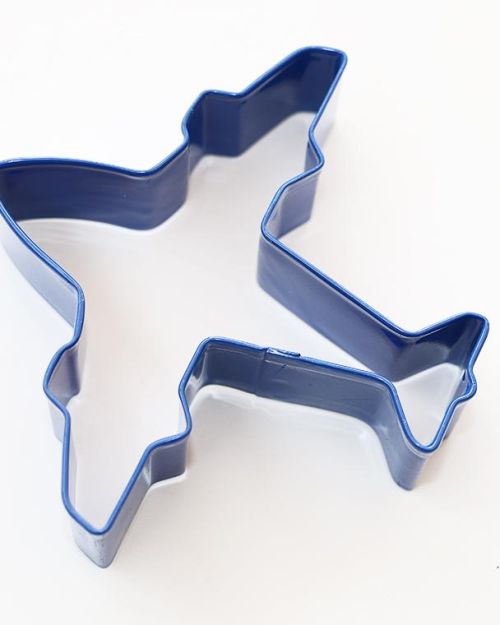 Blue Plane Cookie Cutter