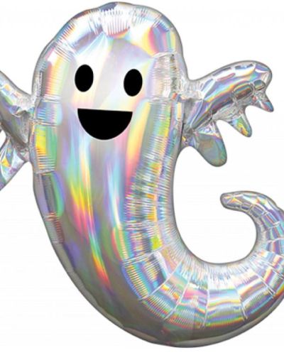 Iridescent Ghost SuperShape Foil Balloon
