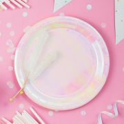 Iridescent Lunch Plates 8pk