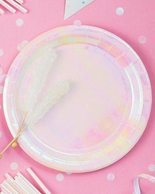 Iridescent Lunch Plates 8pk