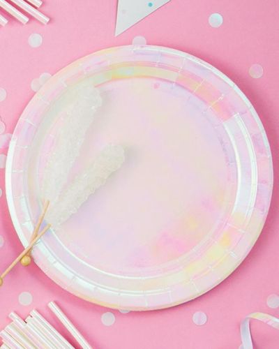 Iridescent Dinner Plates 8pk