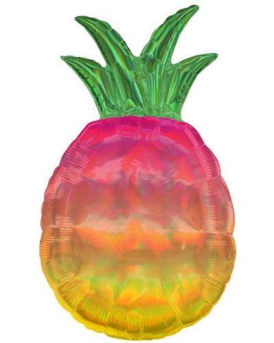 Iridescent Pineapple SuperShape Foil Balloon