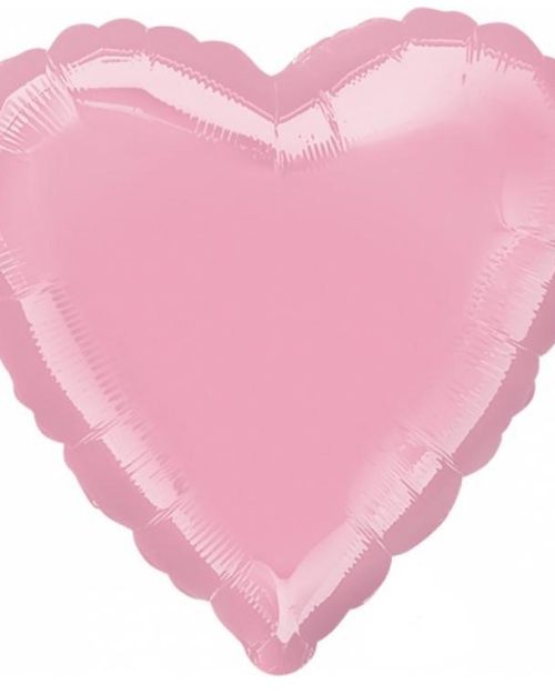 Heart Shaped Foil Balloon – Iridescent Pink