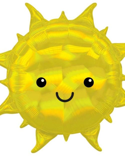 Iridescent Sun SuperShape Foil Balloon
