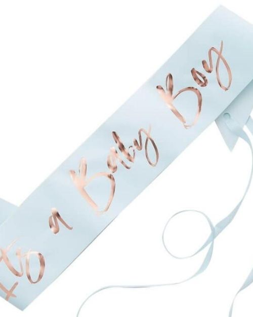 It’s A Baby Boy Blue Sash
