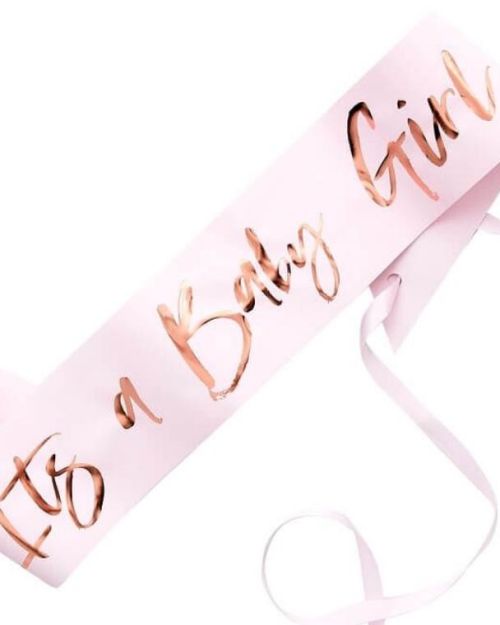 It’s A Baby Girl Pink Sash
