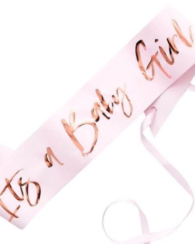 It’s A Baby Girl Pink Sash