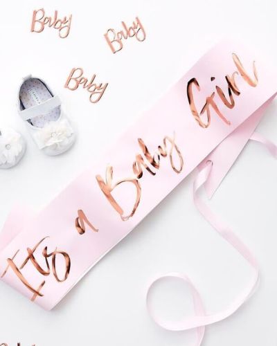 It’s A Baby Girl Pink Sash