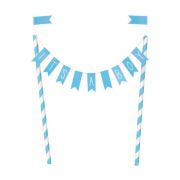 It’s A Boy Bunting Cake Topper