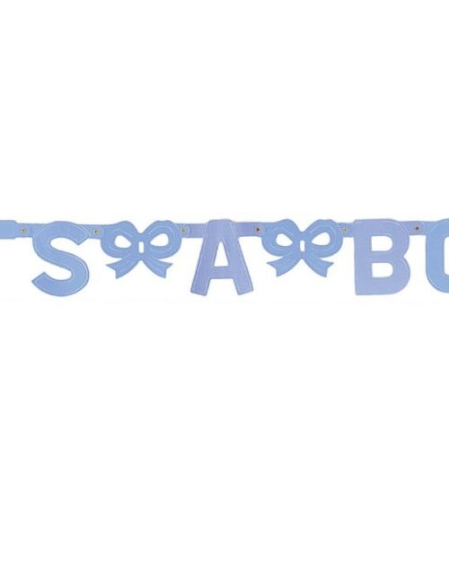 It’s A Boy Foil Letter Banner