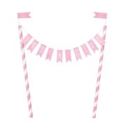It’s A Girl Bunting Cake Topper