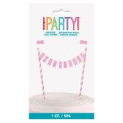 It’s A Girl Bunting Cake Topper