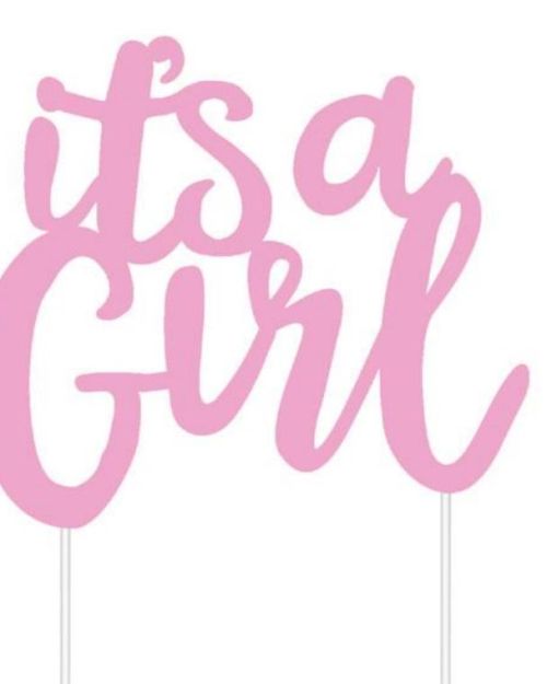 Cake Topper – It’s A Girl