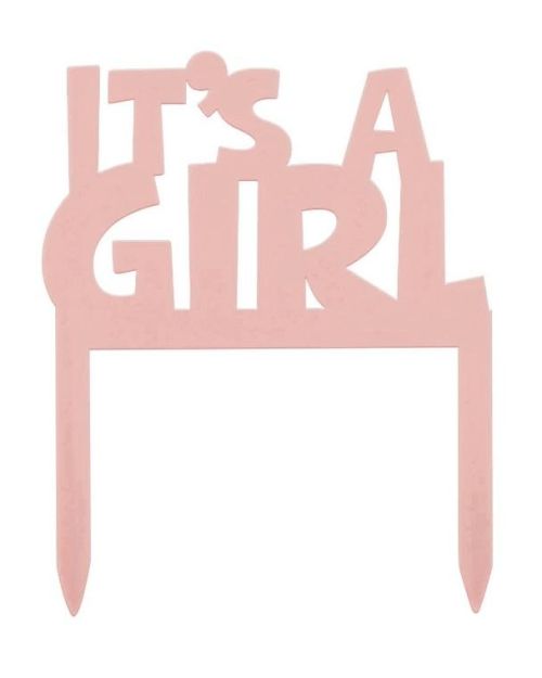 It’s A Girl Cake Topper