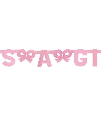 It’s A Girl Foil Letter Banner
