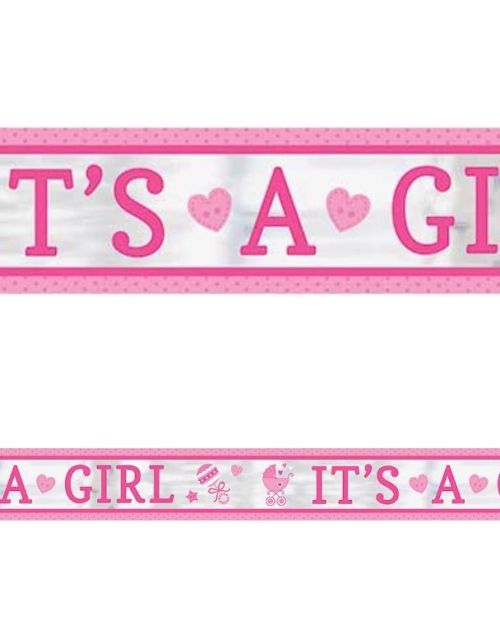 It’s A Girl Foil Banner