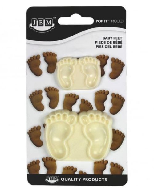 JEM Pop It Mould – Baby Feet
