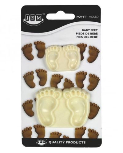 JEM Pop It Mould – Baby Feet