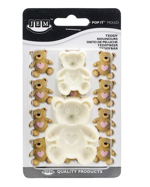 JEM Pop It Mould – Teddy Bear