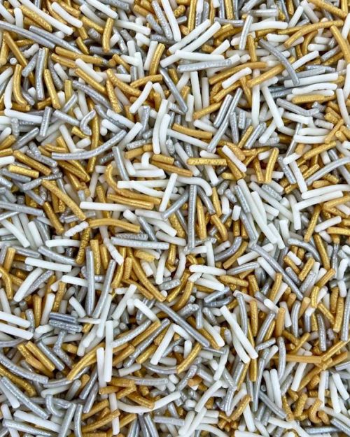 Gold, White & Silver Jimmies