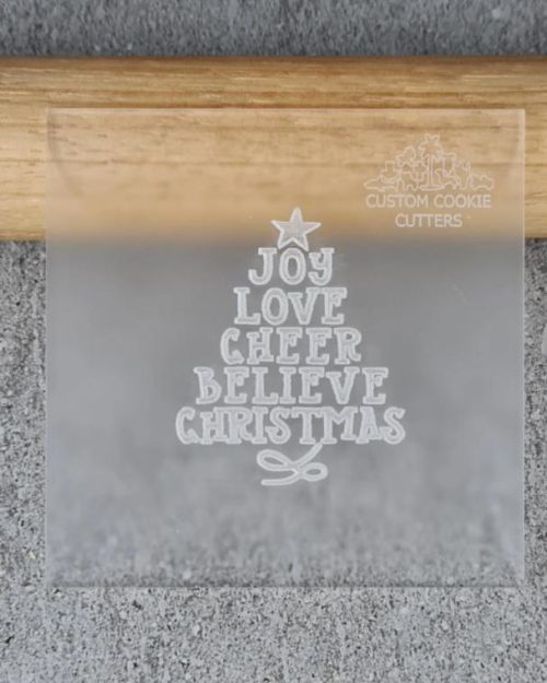 Joy Love Cheer Debosser