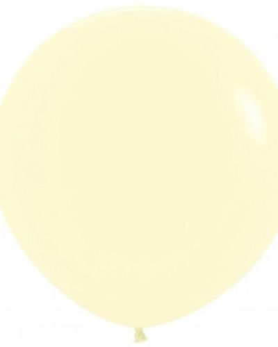 Jumbo Balloon – Pastel Matte Yellow
