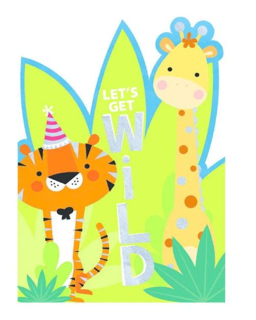 Jungle Invitations 8pk