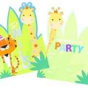 Jungle Invitations 8pk