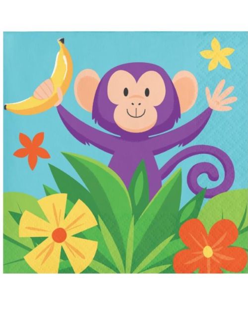 Jungle Safari Beverage Napkins 16pk