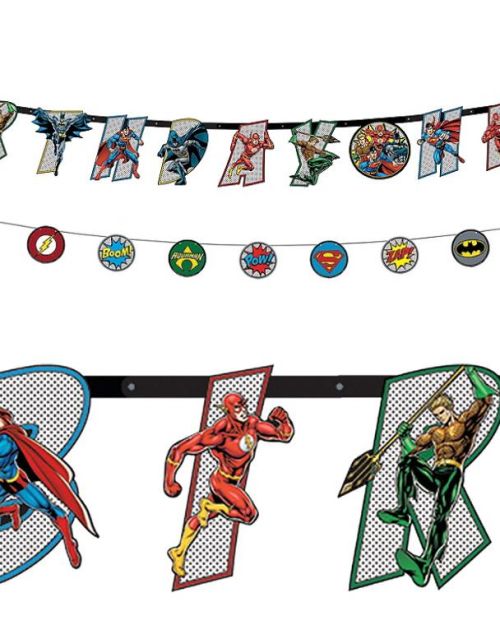 Justice League Banner & Garland Kit