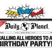 Justice League Deluxe Invitations 8pk