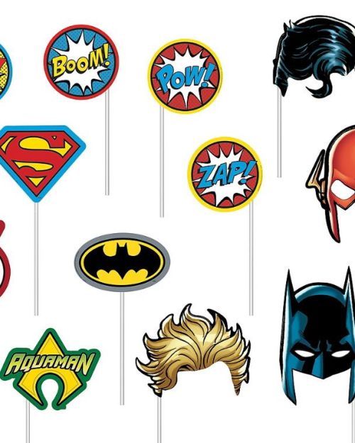 Justice League Heroes Unite Scene Setter & Photo Props