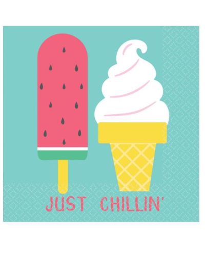 Just Chillin Beverage Napkins 16pk